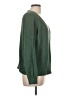 Lucky Brand Solid Green Pullover Sweater Size L - photo 4