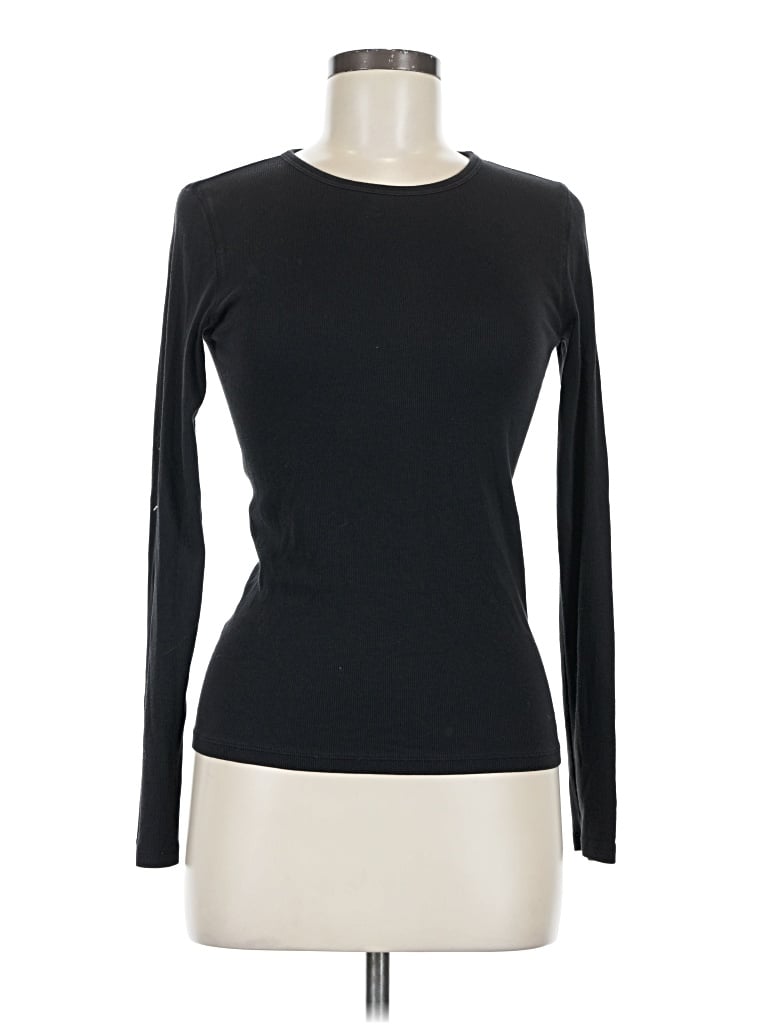 Pre-owned Everlane Long Sleeve T-shirt In Black