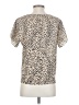 Assorted Brands Animal Print Tan Short Sleeve Blouse Size S - photo 2
