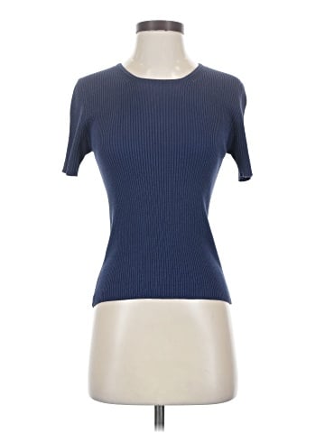 August Silk Short Sleeve Turtleneck (view 1)