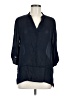 Michael Stars 100% Silk Blue Blouse Size Med (1) - photo 1