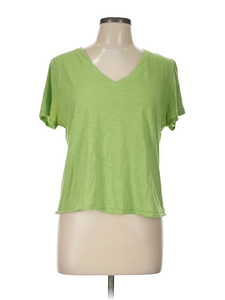 Pre-owned Jcrew Short Sleeve T-shirt In Green