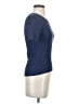 August Silk Blue Short Sleeve Turtleneck Size S - photo 4