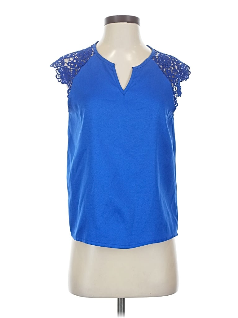 Pre-owned Emery Rose Sleeveless T-shirt In Blue