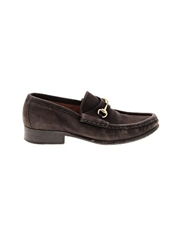 Gucci Suede Vintage Horsebit Loafers (view 1)
