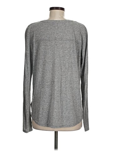 Akemi + Kin Long Sleeve Henley (view 2)