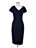 St. John Solid Blue Casual Dress Size 6 - photo 2