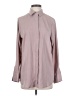 dalia 100% Polyester Solid Gray Long Sleeve Blouse Size S - photo 1