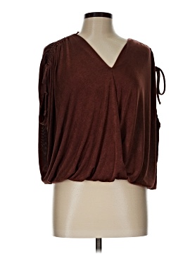 Red By Bke 3/4 Sleeve Top