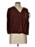 red by BKE Brown 3/4 Sleeve Top Size L - photo 1
