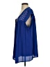 Daniel Rainn 100% Polyester Blue Short Sleeve Blouse Size XS (estimated) - photo 5