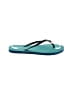Old Navy Teal Blue Flip Flops Size 8 - photo 1