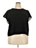 Old Navy 100% Cotton Black Short Sleeve Top Size XXL - photo 1