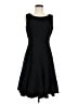 Calvin Klein Solid Black Cocktail Dress Size 6 - photo 1