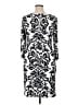 INC International Concepts Print Silver White Cocktail Dress Size XL - photo 2