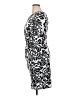 INC International Concepts Print Silver White Cocktail Dress Size XL - photo 5