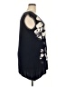 Vanilla Star Black Sleeveless Blouse Size 2X - photo 4