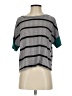 Self Esteem Stripes Gray Short Sleeve T-Shirt Size S - photo 1