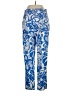 Zara 100% Cotton Paisley Blue Casual Pants Size 4 - photo 2