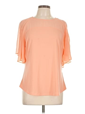 7th Avenue Design Studio New York & Company Short Sleeve Blouse (view 1)