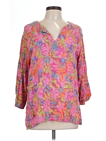 Blue Ginger 3/4 Sleeve Blouse (view 1)