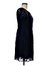 Grayson 100% Polyester Blue Cocktail Dress Size 8 - photo 4