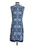 Sandra Darren Print Blue Casual Dress Size S - photo 2