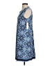 Sandra Darren Print Blue Casual Dress Size S - photo 5