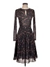 Max&Co. Paisley Black Cocktail Dress Size S - photo 1