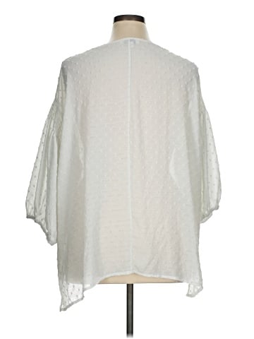 She + Sky 3/4 Sleeve Blouse (view 2)