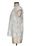 DR2 100% Polyester Silver Short Sleeve Blouse Size S (petite) - photo 5