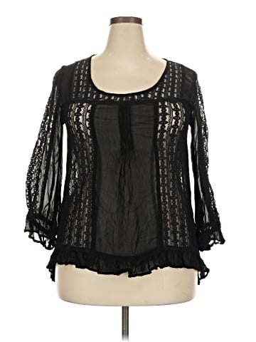 World Market Long Sleeve Blouse (view 1)