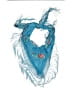 Unbranded Teal Blue Scarf One size - photo 1
