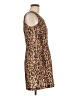 Unbranded 100% Polyester Animal Print Brown Casual Dress Size 9 - photo 4