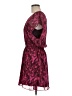 Express 100% Polyester Animal Print Burgundy Cocktail Dress Size M - photo 5
