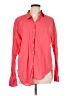 Xirena 100% Cotton Red Pink Long Sleeve Button-Down Shirt Size L - photo 1