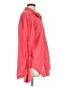 Xirena 100% Cotton Red Pink Long Sleeve Button-Down Shirt Size L - photo 4
