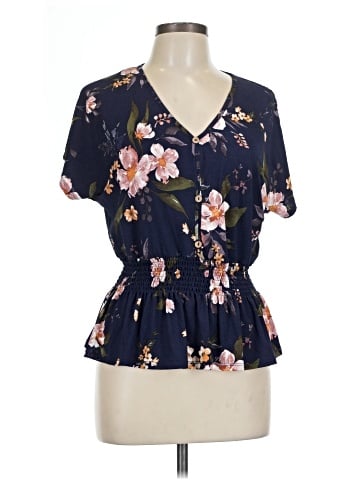 Lavish Short Sleeve Blouse (view 1)