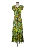 Sam Edelman 100% Polyester Tropical Green Cocktail Dress Size 4 - photo 1