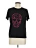 Unbranded Polka Dots Black Short Sleeve T-Shirt Size M - photo 1