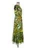 Sam Edelman 100% Polyester Tropical Green Cocktail Dress Size 4 - photo 4