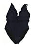 J.Crew Solid Blue One Piece Swimsuit Size 16 - photo 1