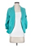 North Crest 100% Cotton Teal Cardigan Size S - photo 1