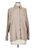 Böhme Solid Tan Long Sleeve Button-Down Shirt Size S - photo 1