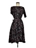 Larry Levine 100% Polyester Paisley Black Cocktail Dress Size 6 - photo 1