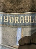 Hydraulic Animal Print Blue Jeans Size 8 - photo 7
