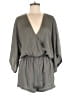 Lulus 100% Polyester Solid Gray Romper Size M - photo 1