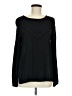 Xhilaration Black Long Sleeve Blouse Size M - photo 1