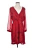 Madewell 100% Polyester Stars Red Cocktail Dress Size S (estimated) - photo 1