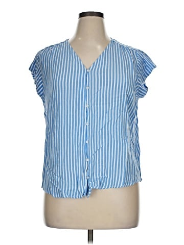 Liz Claiborne Short Sleeve Blouse (view 1)